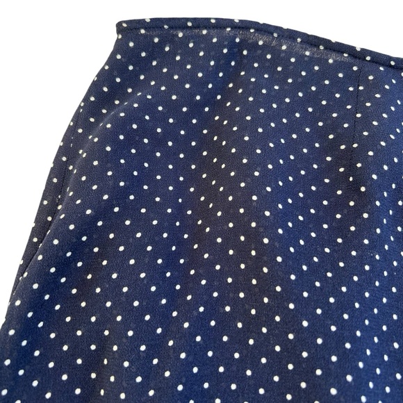 Reformation Polka Dot Skirt Sz 16 A-Line Cottagecore Academia Whimsigoth - Picture 5 of 16